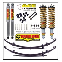 Tough Dog Suspension Kit Isuzu D-Max 7/2020 on 40mm Adjustable shocks Tough Dog Suspension Kit Isuzu D-Max 7/2020 on 40mm Adjustable shocks