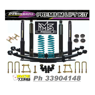Dobinsons Suspension Kit Toyota Landcruiser 76/78/79 Series V8 50mm IMS Dobinsons Suspension Kit Toyota Landcruiser 76/78/79 Series V8 50mm IMS