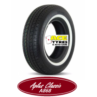 APlus 185R14C 102R A866 CLASSIC WHITE WALL 20mm APlus 185R14C 102R A866 CLASSIC WHITE WALL 20mm