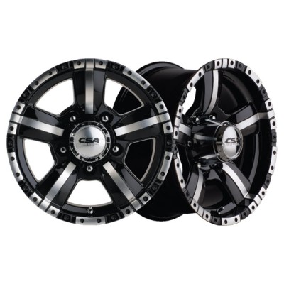 CSA Monster Black 16x7 +25 6x114