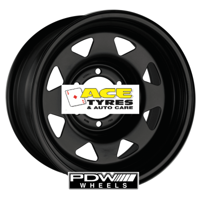 Sunraysia  16x8 6x139 +20 Black triangle